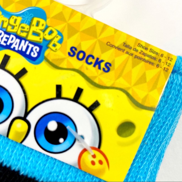Nickelodeon SpongeBob SquarePants Gary Socks 6-12 - Picture 5 of 5